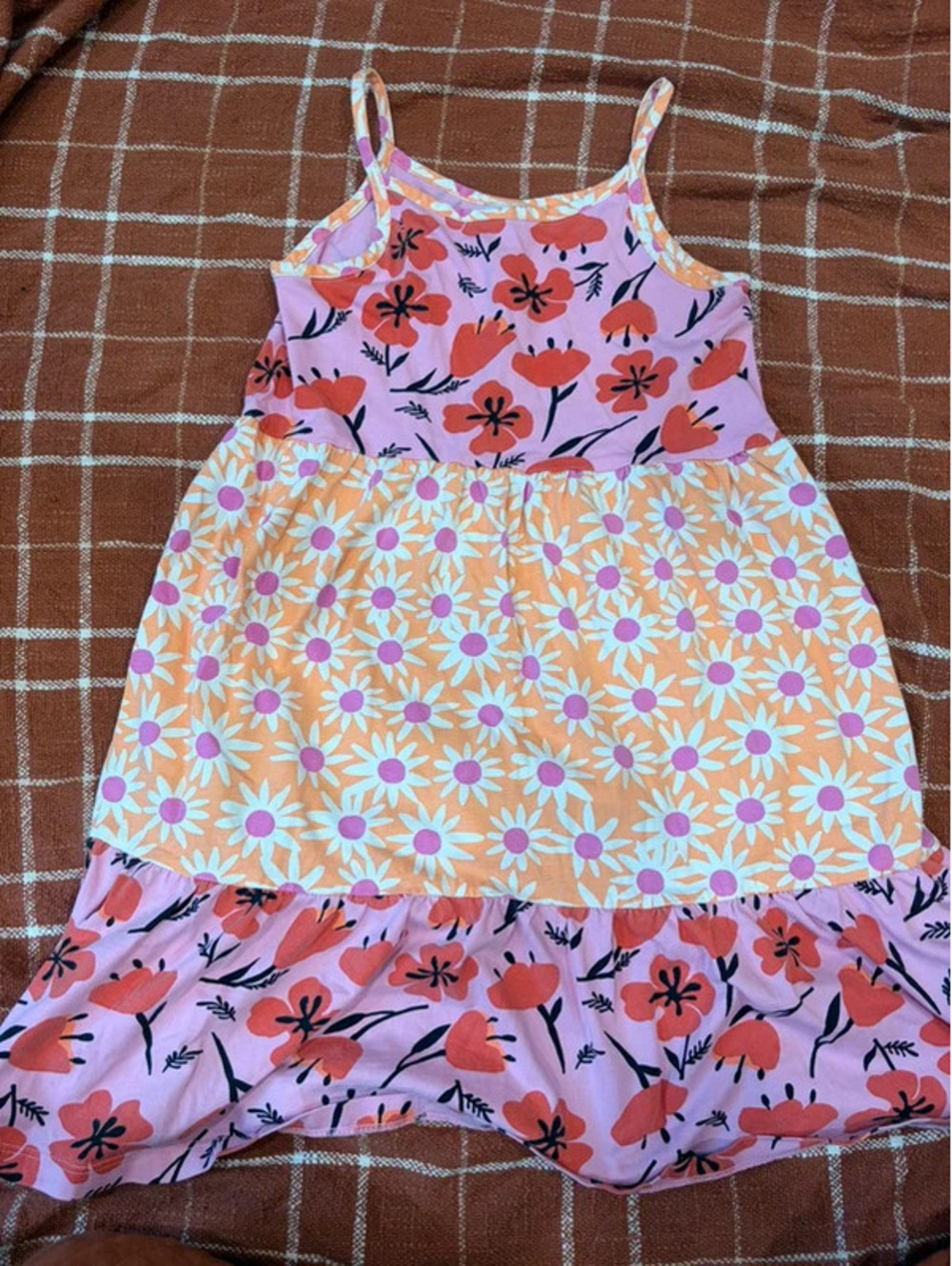Pink floral Hanna Andersson dress size 8